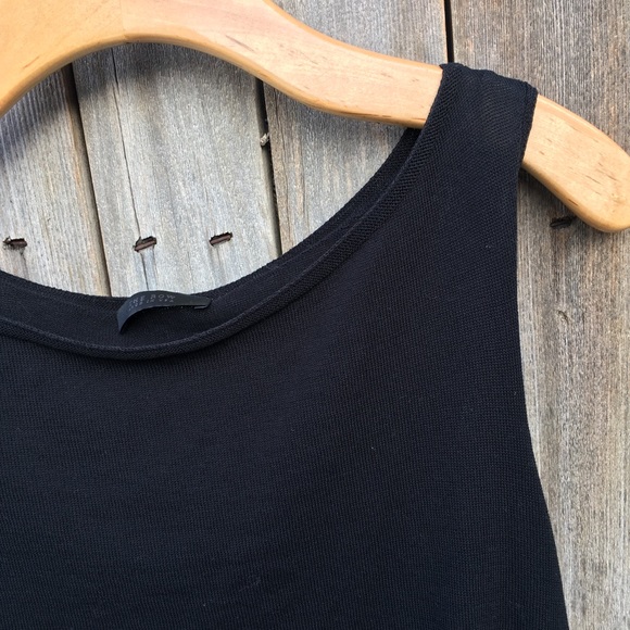 The Row Sleeveless Sweater Linen Cotton Black L - Picture 4 of 13